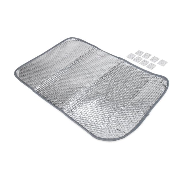 Camco 45167 SunShield Reflective Door Window Cover | Helps Protect Your RV from Harmful UV Rays and Regulates RV Temperature | 16" (L) x 25" (W) - size: 25.25 Inch x 16.25 Inch