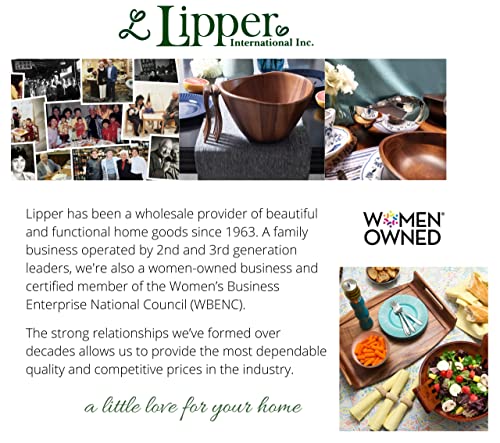 Lipper International 8385 Bamboo Wood Stacking Drawer Organizer Box, 12" x 6" - size: Large, 12" x 6"