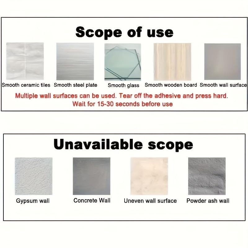 4pcs Transparent Non Drilling Wall Hook - Multi Purpose, Anti Slip and Non Marking Adhesive Hook, Suitable for Kitchen, Bathroom, Bedroom Decoration, Practical Hook, Utility Hooks