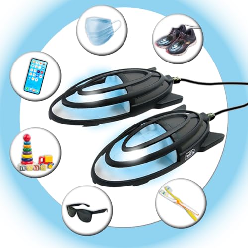 PediFix ShoeZap UV Shoe Sanitizer for Shoes, 15 Minute Cycle