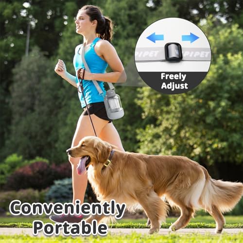 Portable Dog Water Bottle, Leak-Proof Travel Bowl for Large Dogs, Foldable Pet Water Dispenser for Hiking, Camping, Walking Essentials - size: 1000 ML