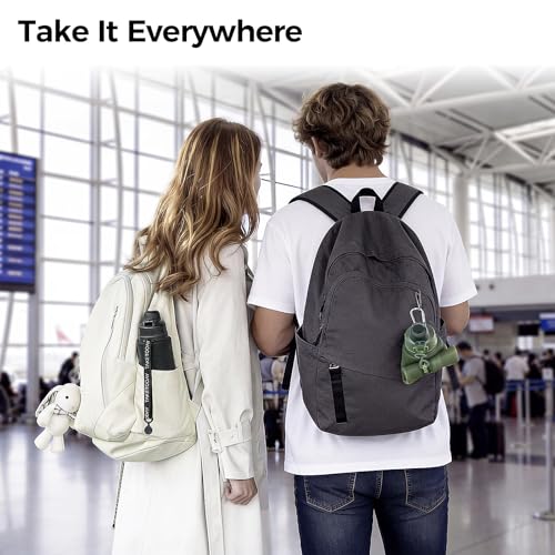 TakeToday Collapsible Water Bottles 32oz, Foldable Travel Bottle, TSA-Approved Leakproof Newly Silicone Water Bottle for Hiking, Travel, Outdoors, Purple - color: Purple