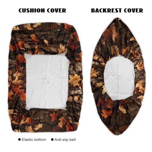 Dog Paw Boho Mandala Print RV Dinette Cushion Covers 2 Pieces Scratch-Resistant Camper Seat Covers Dinette Booth Elastic RV Couch Cover Fuzzy Loveseat Sofa Chair Cover - color: Dog Paw Boho Mandala