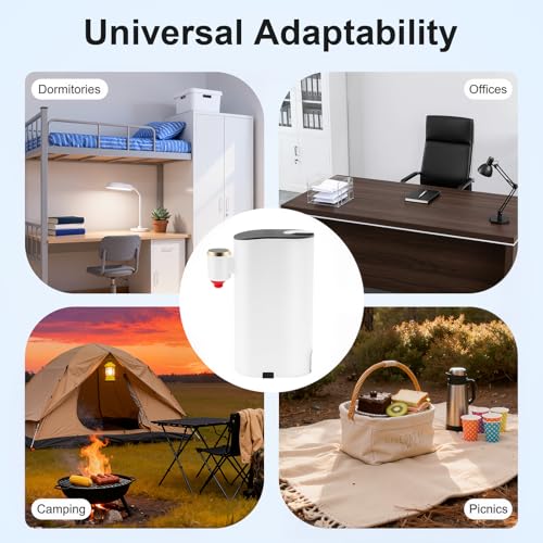 Instant Hot Water Dispenser, 1500W Electric Kettles, Countertop Instant Water Dispenser with 5 Temperatures & 2 Water Volume, Ideal for Home, Coffee Shop, Tea House