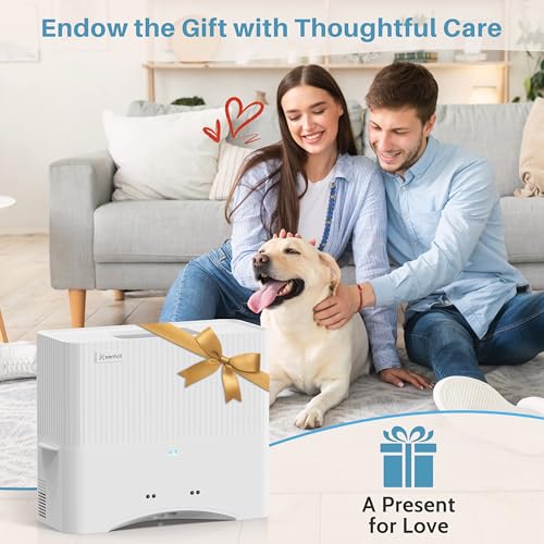 Keenhot Touchless Vacuum Automatic Dustpan - 20Kpa Suction Ultra Fast & Powerful Hair Vacuum for Sweeping Salons Pet Hair Food Dirt Home Kitchen Compact Electric Canister Vacuum Cleaner(White) - color: White