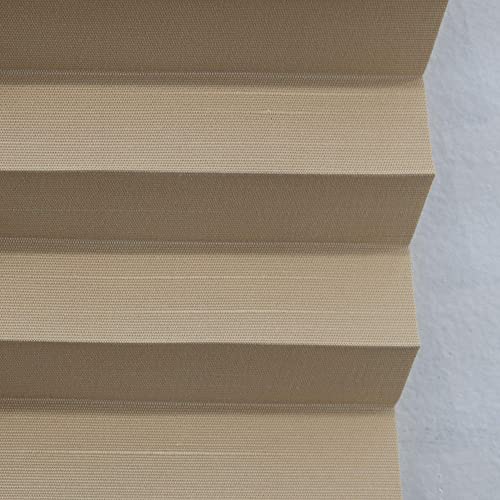RecPro RV Blinds Pleated Shades | Cappuccino | RV Window Shades | Camper | Trailer