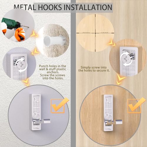 Wall Hooks for Hanging Coat, Heavy Duty Metal Hooks with Folding Storage Foldable Wall Hooks for Entryway Bathroom Kitchen Bags Towels Closet, 4Pcs Silver - color: 4-Silver