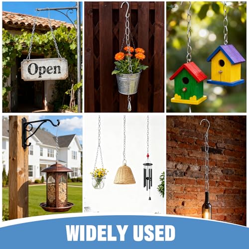 36 Pack Clothing Chain Hanger Collapsible Metal Closet Organizer Space Saving Hangers for Clothes with 7 Holes Apartment College Dorm Room Essentials,Cascading Hanger for Home,Travel,Cruise Ships,RVs