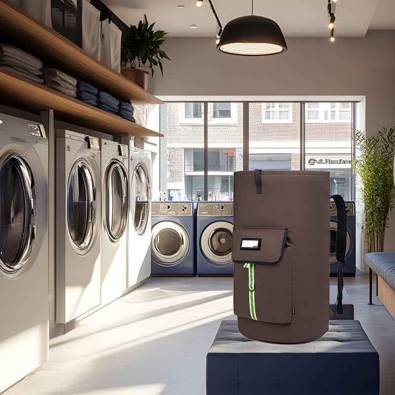 laundry bag backpack,extra-large heavy duty laundry bags,laundry backpack for college students,drawstring closure (Black Laundry Backpack Bag) - color: Black Laundry Backpack Bag