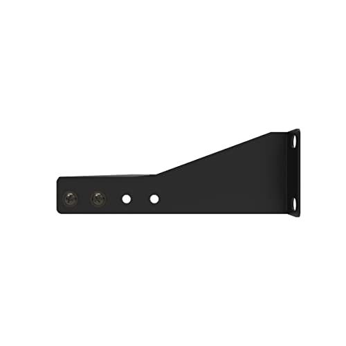 1U Horizontal 19-Inch Rack Mount Cable Management Bar, Depth Adjustable Horizontal Cable Lacing Cross Bar Black (1U1PC) (Pack of 2) - size: 1U1PC (Pack of 2)