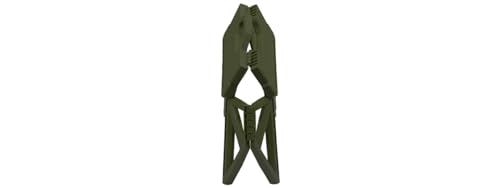 Tactical Folding Step Stool Portable Small Chair Collapsible for Kitchen,Hiking Stool Backpacking, Camping, Fishing and Hunting (Green) - color: Green