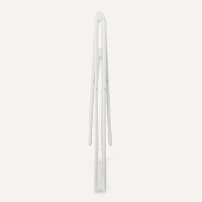 Amazon Basics Foldable Space-Saving 2-Wing Metal Clothes Drying Rack, 61x23.6x39.3 inches, White - size: 61x23.6x39.3 inches