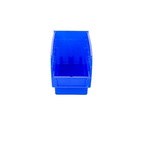 HE HUDSON EXCHANGE 12" x 4" x 4" (24 Pack) Plastic Nesting Storage 12” Shelf Bin, Blue - color: Blue, size: 24 Pack