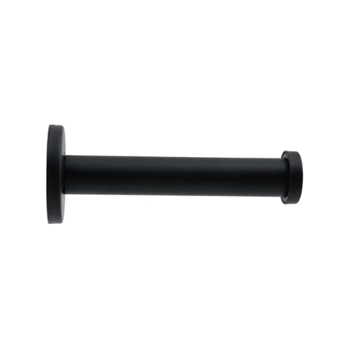 Wall Hooks Heavy Duty Coat Hooks Stainless Steel Clothes Hanger for Hanging Bathroom Towels Handbag Black 4-inch Length with 16mm Shank Dia - Pack of 6 - color: Black, size: 4" Length 16mm Shank