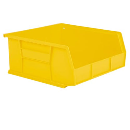 HE HUDSON EXCHANGE 11" x 11" x 5" (6 Pack) Plastic Stackable Storage Bin, Yellow - color: Yellow, size: 6 Pack