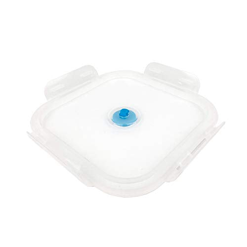 CARTINTS Large 1200ml Collapsible Bowls with Lids Silicone Camping Bowls, with Airtight Lids, Microwave and Freezer Safe, Set of 3 - color: blue+grey+green