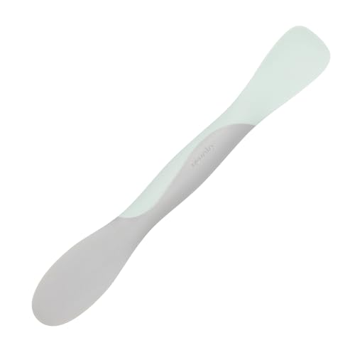 Tovolo Scoop and Spread Large Dual End Silicone Sandwich Spreader Tool with Nylon Handle, BPA Free Dishwasher Safe Silicone and Nylon Tool for Spreading and Scooping, Blue Haze and Oyster Gray - color: Blue Haze & Oyster Gray, size: Large