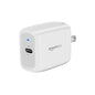 Amazon Basics 30W One-Port GaN USB-C Wall Charger with Power Delivery PD for Tablets & Phones (iPhone 16/15/14/13/12/11/X, iPad, Samsung, More), Non-PPS, White - color: White, style: 30W (1 USB-C)
