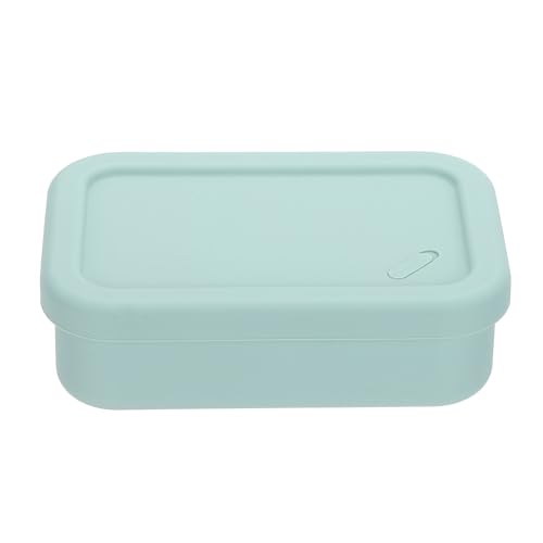 PATIKIL Leakproof Travel Soap Case, Silicone Travel Soap Container with Draining Layer Portable Bar Soap Holder for Bathroom Camping Gym, Green - color: Green