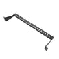 1U Horizontal 19-Inch Rack Mount Cable Management Bar, Depth Adjustable Horizontal Cable Lacing Cross Bar Black (1U1PC) - size: 1U1PC