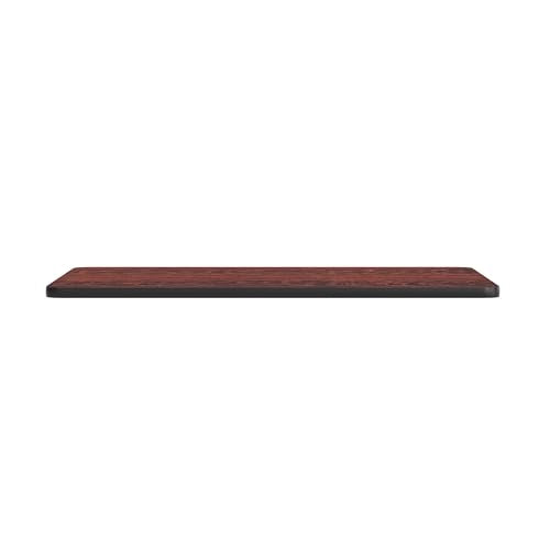 Flash Furniture Glenbrook 30'' x 48'' Rectangular Table Top with Black or Mahogany Reversible Laminate Top - color: Black/Mahogany, size: 30" x 48" Rectangular