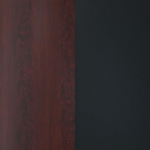 Flash Furniture Glenbrook 24" Square Table Top with Black or Mahogany Reversible Laminate Top - color: Black/Mahogany, size: 24" Square