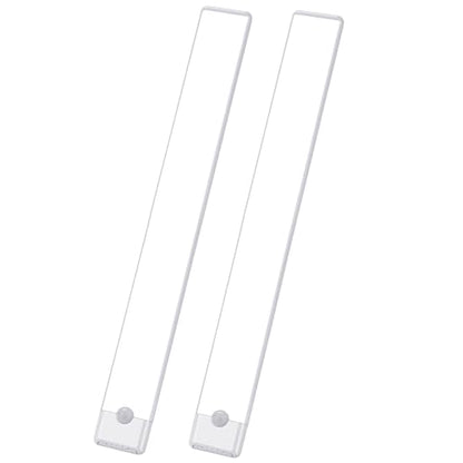 15.9 inch Motion Sensor Under Cabinet Lights, Magnetic Rechargeable Under Counter Closet Light, Wireless Night Light Bar Stick-On, Cool White, 2-Pack - color: Cool White, size: 15.9 inch