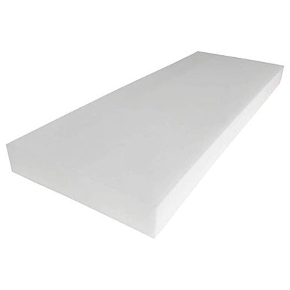 Foamma 7" x 24" x 84" High Density Upholstery Foam Padding for Cushions and Seat Repair, Thick-Custom Pillow, Chair and Couch Cushion Replacement Foam, Craft Upholstery Supplies - color: High Density, size: 7" x 24" x 84"