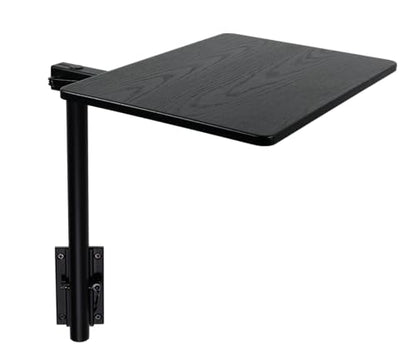 Manufacturers' Select ITC RV Side Table with MOD Table Leg System (Black Shiplap Table Top w/Black Table Leg) - color: Black Shiplap Table Top W/ Black Table Leg