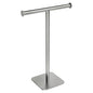 RUACQ Hand Towel Stand, 16" T-Shape Hand Towel Holder Stand for Bathroom, Kitchen and Countertop Towel Holder 304 Stainless Steel Hand Towel Rack with Weighted Base (Brushed Nickel) - color: Brushed Nickel, size: Tall - 16''