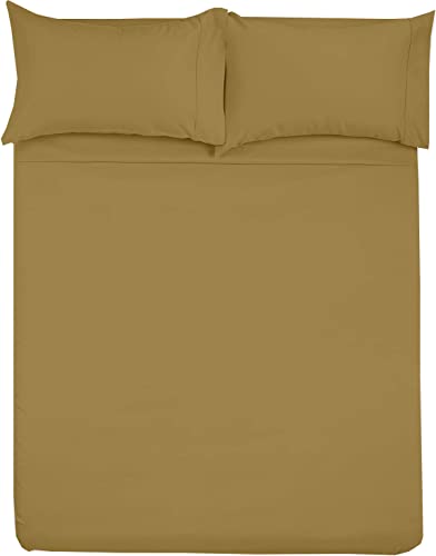 Shreem Linen Microfiber RV Sheet Sets, 58x75 RV Queen, Taupe Solid - Fits Mattresses up to 8 Inches Deep, 4 Piece RV Bed Sheets for Campers, Motorhomes, and Travel Trailers - color: Taupe, size: (58x75) RV QUEEN SIZE