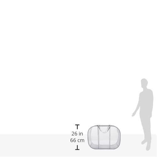 Whitmor Pop & Fold, Paloma Gray Laundry Sorter (Pack of 2) - size: 23"L x 13.5"W x 32"H (Pack of 2)