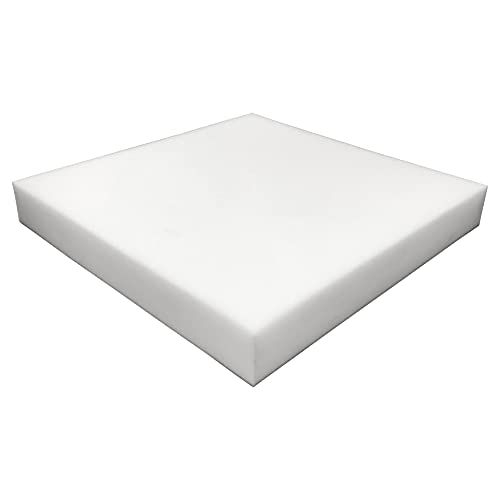 Foamma 5" x 23" x 23" High Density Upholstery Foam Padding for Cushions and Seat Repair, Thick Custom Pillow, Chair, Couch Cushion Replacement Foam, and Craft Upholstery Supplies - color: High Density, size: 5" x 23" x 23"
