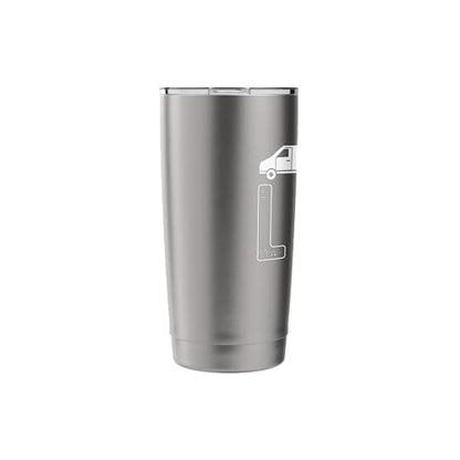 Vanning Vanlife Van Life Stainless Steel Insulated Tumbler - color: Brushed Steel