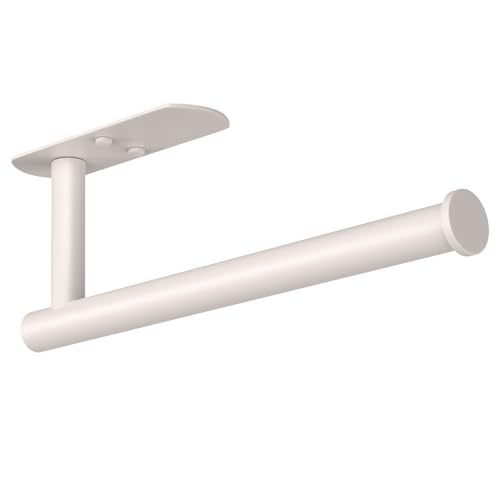 VAEHOLD Adhesive Paper Towel Holder Under Cabinet Wall Mount for Kitchen Paper Towel, Paper Towel Roll Holder Stick to Wall, Stainless Steel - Brown - color: Beige