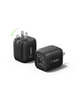 Belkin Dual USB C Charger Block 45W (2 Pack), Super Fast Charging PD 3.0 PPS w/ GaN - Samsung Galaxy S26, Apple iPhone 17, Air, Pro, Pro Max, iPad, MacBook, Nintendo Switch 2 & More - Black - style: 45W Black 2-pack