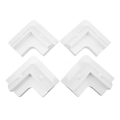 Spartan Power ABS Drill Free Solar Panel Mount 4 Piece (White) Great for RV's, Vans, Trailers, Buses, Skoolies, Boats - color: White