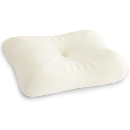 Cervical Neck Pillow for Deep Sleep Medium Firm Cooling Memory Foam Pillow, Dual Height Ergonomic Contour for Gentle Neck Shoulder Support, Side Back Stomach Sleepers