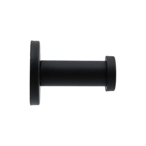 Wall Hooks Heavy Duty Coat Hooks Stainless Steel Clothes Hanger for Hanging Bathroom Towels Handbag Black 2-inch Length with 16mm Shank Dia - Pack of 6 - color: Black, size: 2" Length 16mm Shank