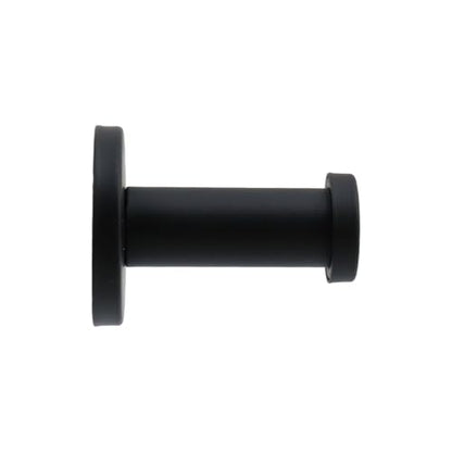 Wall Hooks Heavy Duty Coat Hooks Stainless Steel Clothes Hanger for Hanging Bathroom Towels Handbag Black 2-inch Length with 16mm Shank Dia - Pack of 6 - color: Black, size: 2" Length 16mm Shank