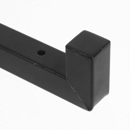 Housoutil L-Shaped Metal Shelf Bracket Triangle Support Right Angle Wall Hanging Hardware for Home Storage and Van Shelving Mounting, 8-Inch Load Bearing Fixed Mounting Set