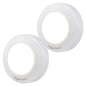 Amazon Basics LED Puck Lights, Battery Operated, 50 Lumens, Under Cabinet Lighting, Easy to Install, Easy to Use, Adhesive Backing, 2-Pack, White - style: Puck Light