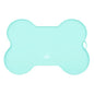 Super Design Dog Food Mat Dog Bowl Mat for Food and Water Silicone Non Spill Cat Feeding Mat Puppy Placemat Waterproof - 20.5" x 14.5", Light Green - color: Light Green