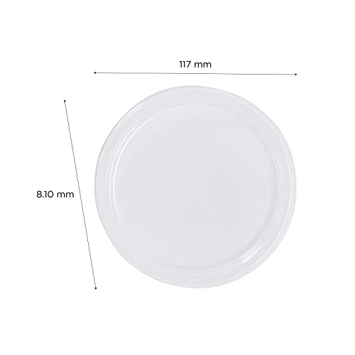 Karat PET Round Deli Container (117mm) (lid) - size: lid