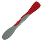 Tovolo Scoop and Spread Large Dual End Silicone Sandwich Spreader Tool with Nylon Handle, BPA Free Dishwasher Safe Silicone and Nylon Tool for Spreading and Scooping, Cayenne Red and Oyster Gray - color: Cayenne, size: Large