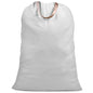Cotton Canvas Laundry Bag with Handles & Drawstring Straps, Heavy Duty Extra Large Laundry Bags for Laundromat and Household, Washable Travel Dirty Clothes Bag Hamper Liner, 25.5 x 34 Inch, - color: Light Grey