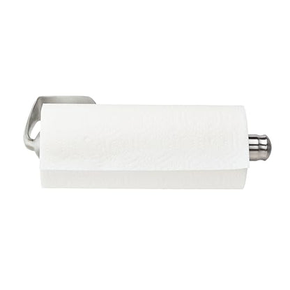 Kamenstein Perfect Tear Paper Towel Holder Wall Mount or Under Cabinet - Die Cast Aluminum, Patented Ratchet System, Fits Jumbo and Select-A-Size Rolls, Mounts in Kitchen, Bathroom, Garage - size: 14 Inch