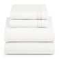 Hearth & Harbor Twin Size Sheets - 3 Piece Bed Sheet Set, Hotel Luxury Double Brushed Bed Sheets - Extra Soft Bedding Sheets & Pillowcases, Twin, White - color: White, size: Twin