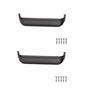 2PCS Car Storage Box Hanging Repair Tool Shelf Racking Organis Storage for Van Camper Barn Door Interior Storage Accessories(2PCS Blcak)