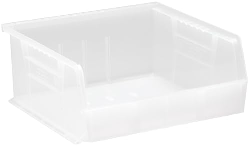HE HUDSON EXCHANGE 11" x 11" x 5" (3 Pack) Plastic Stackable Storage Bin, Clear - color: Clear, size: 3 Pack